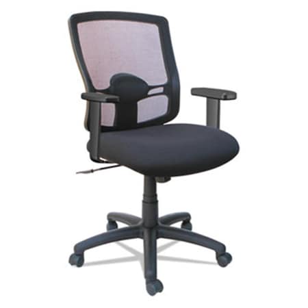 Fine-Line AL  Etros Series Mesh Mid-Back Petite Swivel & Tilt Chair - Black FI3767629